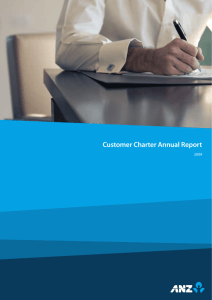 Customer Charter Annual Report
