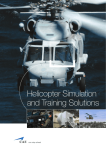 Helicopter Simulation and Training Solutions