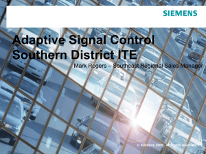 1C Rogers: Adaptive Signal Control