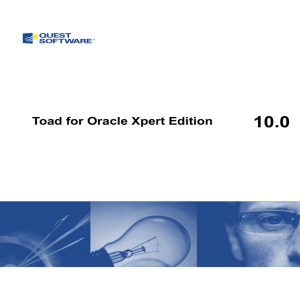 Toad for Oracle Xpert Edition