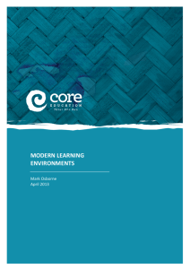 Modern Learning Environments, by Mark Osborne