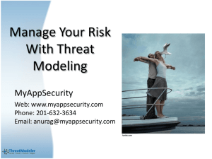 Manage Your Risk With Threat Modeling