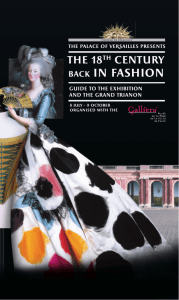 The 18th Century Back in Fashion