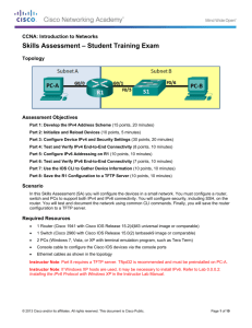 Skills Assessment Exam