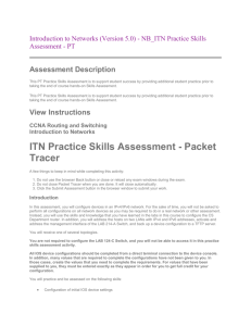 ITN Practice Skills Assessment