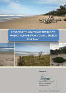 Cost-benefit analysis of options to protect Old Bar from coastal erosion