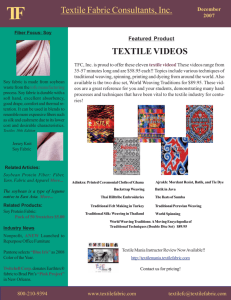 test newsletter - Textile Fabric Consultants, Inc.