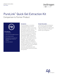 PureLink™ Quick Gel extraction Kit
