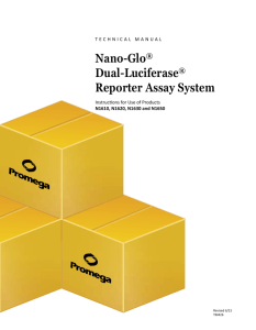 Nano-Glo® Dual-Luciferase® Reporter Assay System
