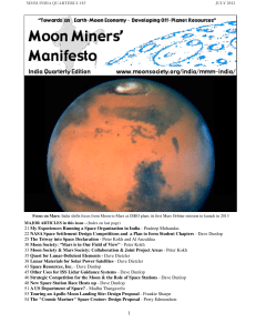 Moon Miners' Manifesto - India Quarterly #15