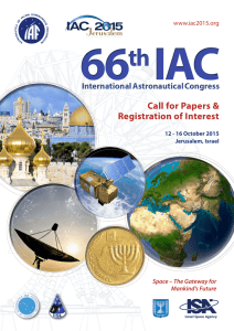 Call For Papers - International Astronautical Federation