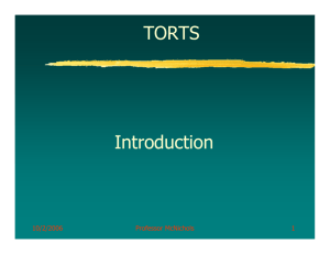 TORTS Introduction