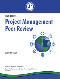 Project Management Peer Review
