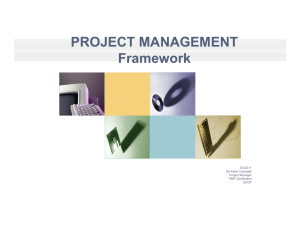 Project Management Framework PDF