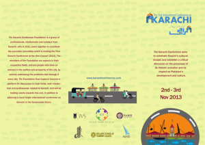 2nd - 3rd Nov 2013 - Karachi Conference