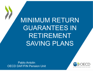 Minimum return guarantees in Retirement saving plans