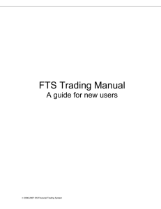 FTS Trading Manual