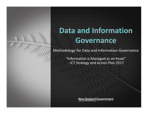 Data and Information Governance
