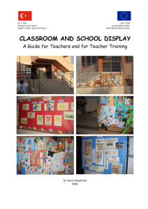 Classroom Display Handbook