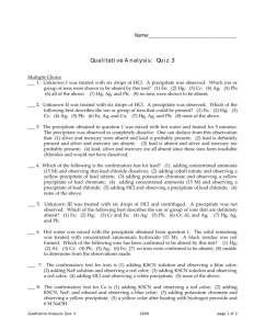 Qualitative Analysis: Quiz 3