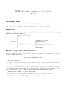MATH4210 Financial Mathematics (2015