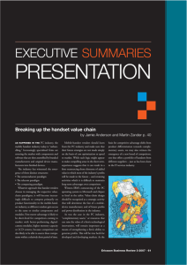 executive summaries
