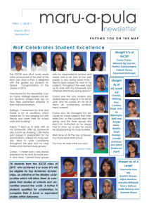 MaP Celebrates Student Excellence - Maru-a