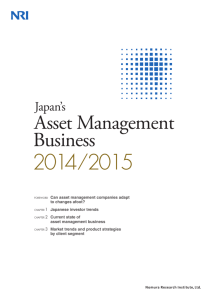 Japan's Asset Management Business 2014/2015