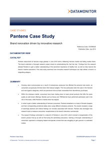 Pantene Case Study
