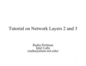 Tutorial on Network Layers 2 and 3