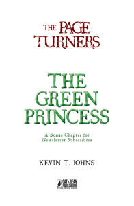 Green Princess, The - Kevin T. Johns, writing coach
