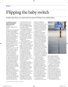 Flipping the baby switch