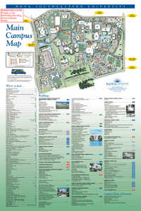 NSU Main Campus Printable Map