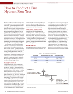 How to Conduct a Fire Hydrant Flow Test