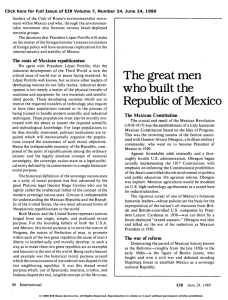 The Great Men Who Built the Republic of Mexico