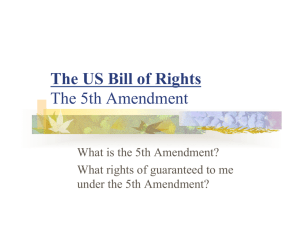 5th Amendment