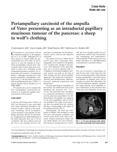 Periampullary carcinoid of the ampulla of Vater presenting as an