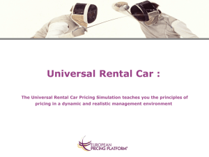 Universal Rental Car - European Pricing Platform