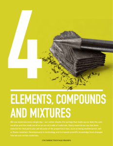 Elements And Compounds - Oxford University Press