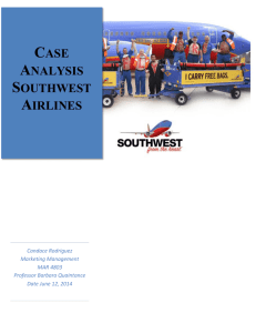 Southwest Airlines Case Analysis