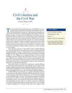 5 Civil Liberties and the Civil War