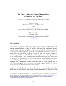 The Theory Underlying Concept Maps and How to Construct and