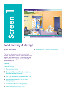 Food delivery & storage