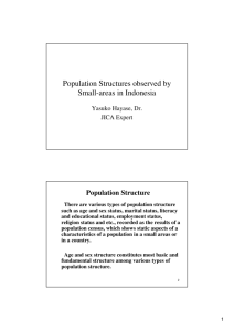 Population Structures observed by Small