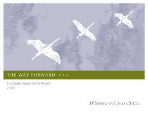 the way forward - JPMorgan Chase