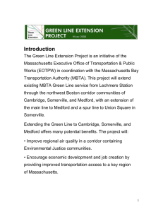 Introduction - Green Line Extension Project