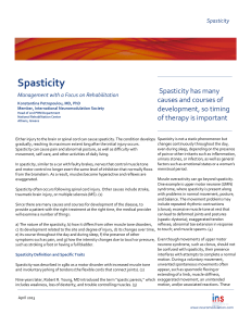 Spasticity - International Neuromodulation Society