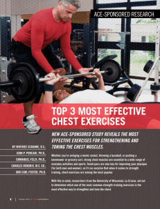 top 3 most effective chest exedcises