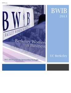 UC Berkeley - Berkeley Women in Business