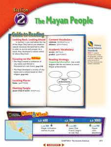 The Mayan People - 6th Grade Social Studies